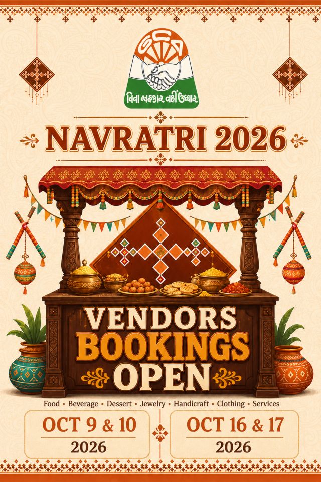 GCA AZ NAVRATRI 2026 – BECOME A VENDOR!