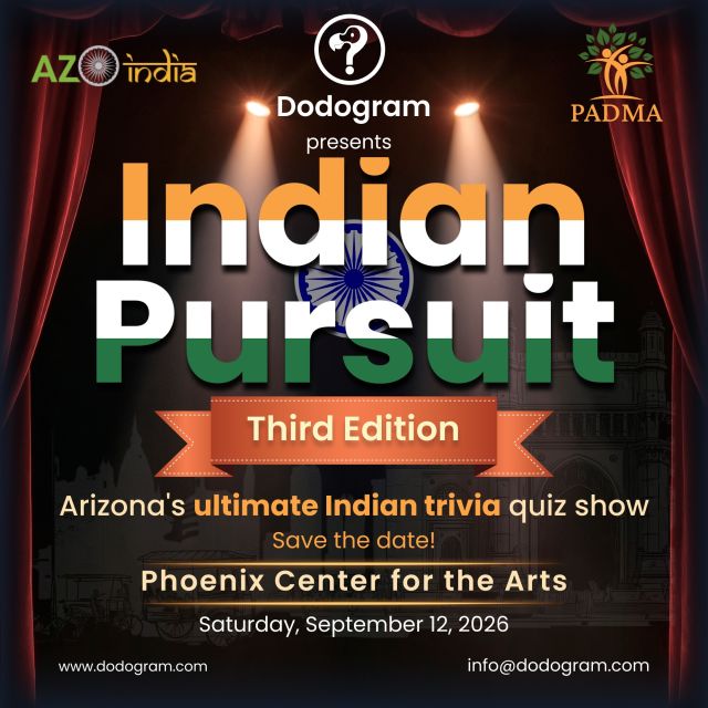 Dodogram presents Indian Pursuit - 3rd Edition - Arizona's Ultimate Indian Trivia Quiz Show