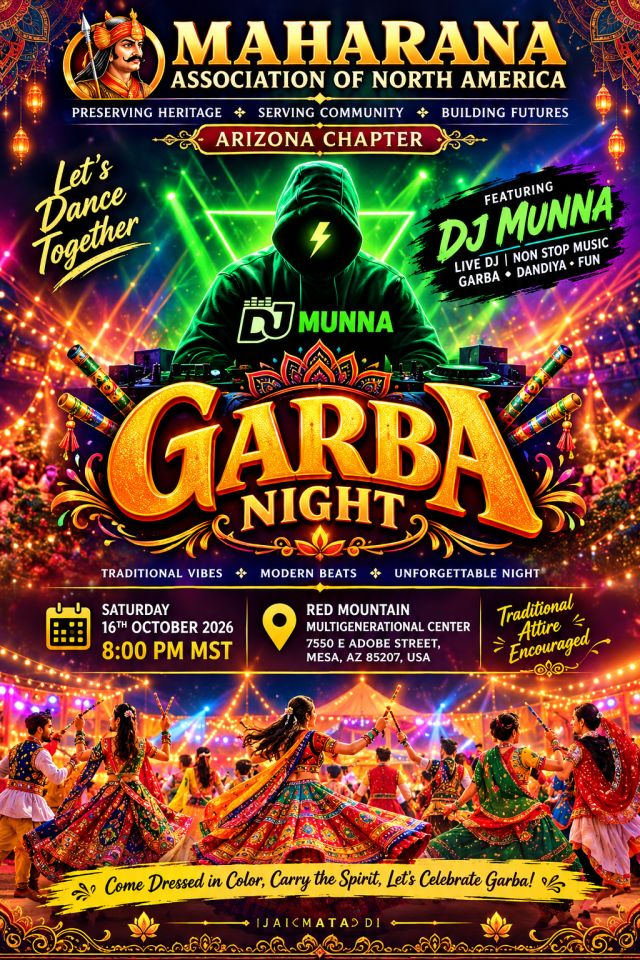 MAHARANA Navratri Garba Dandiya 2026 | Oct 16