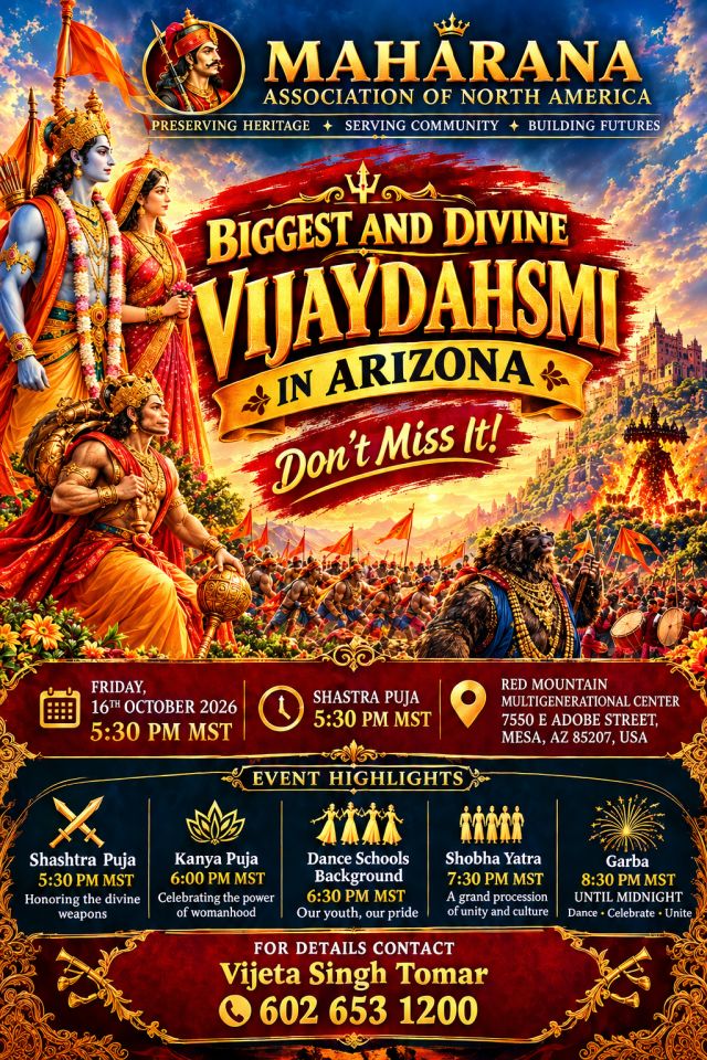 MAHARANA Vijayadashami 2026 Festival - Dussehra Celebration | Oct 16