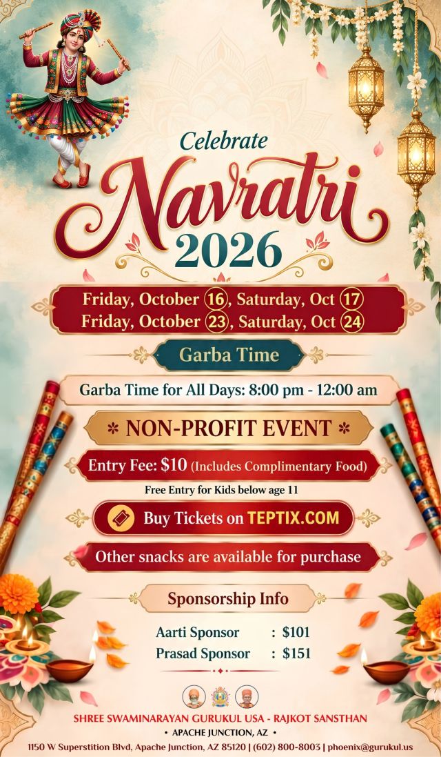 Celebrate Navratri 2026 – Garba & Dandiya Nights!